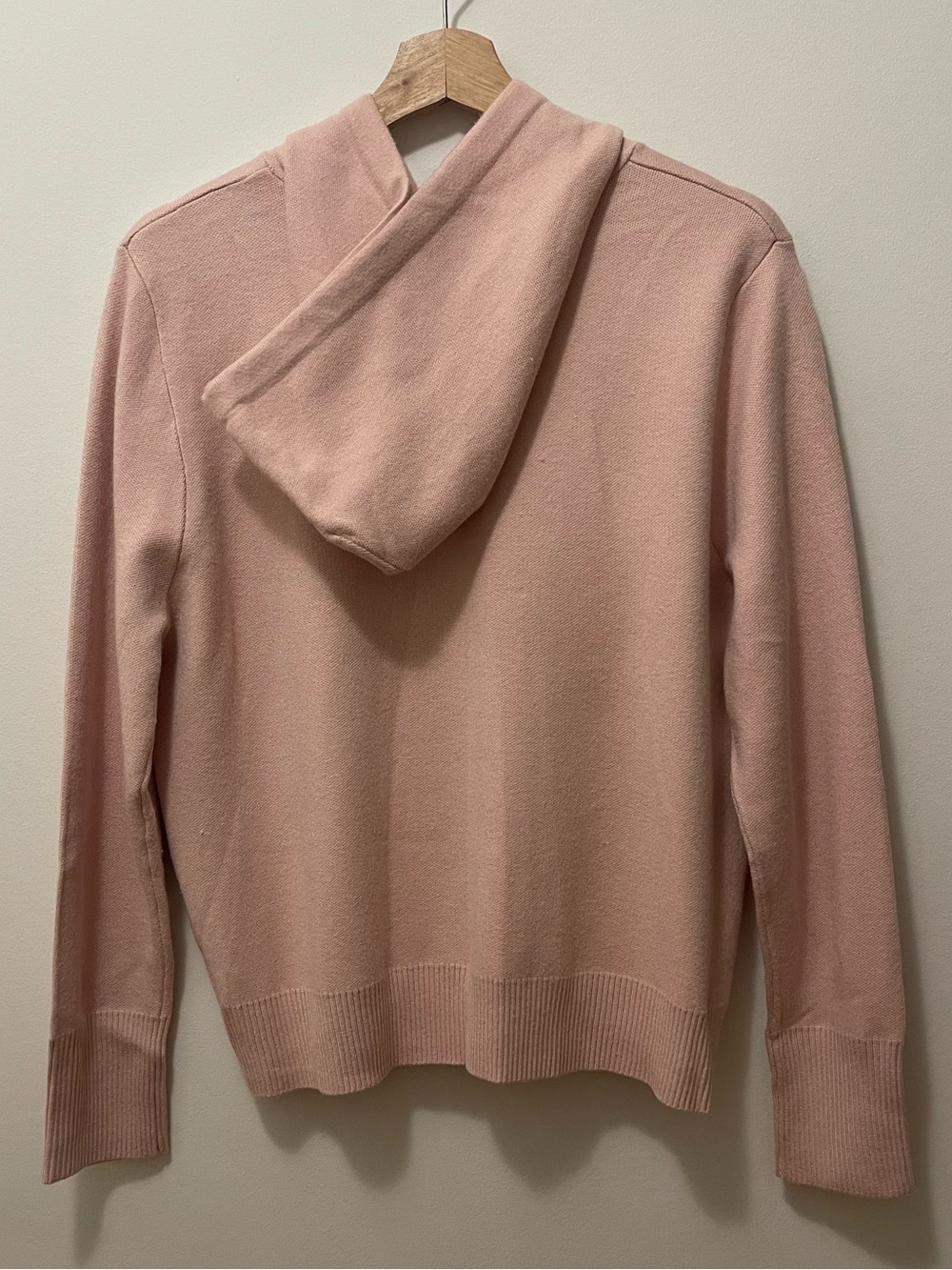 Blush Pink Hooded Sweater - Picture 5 of 8